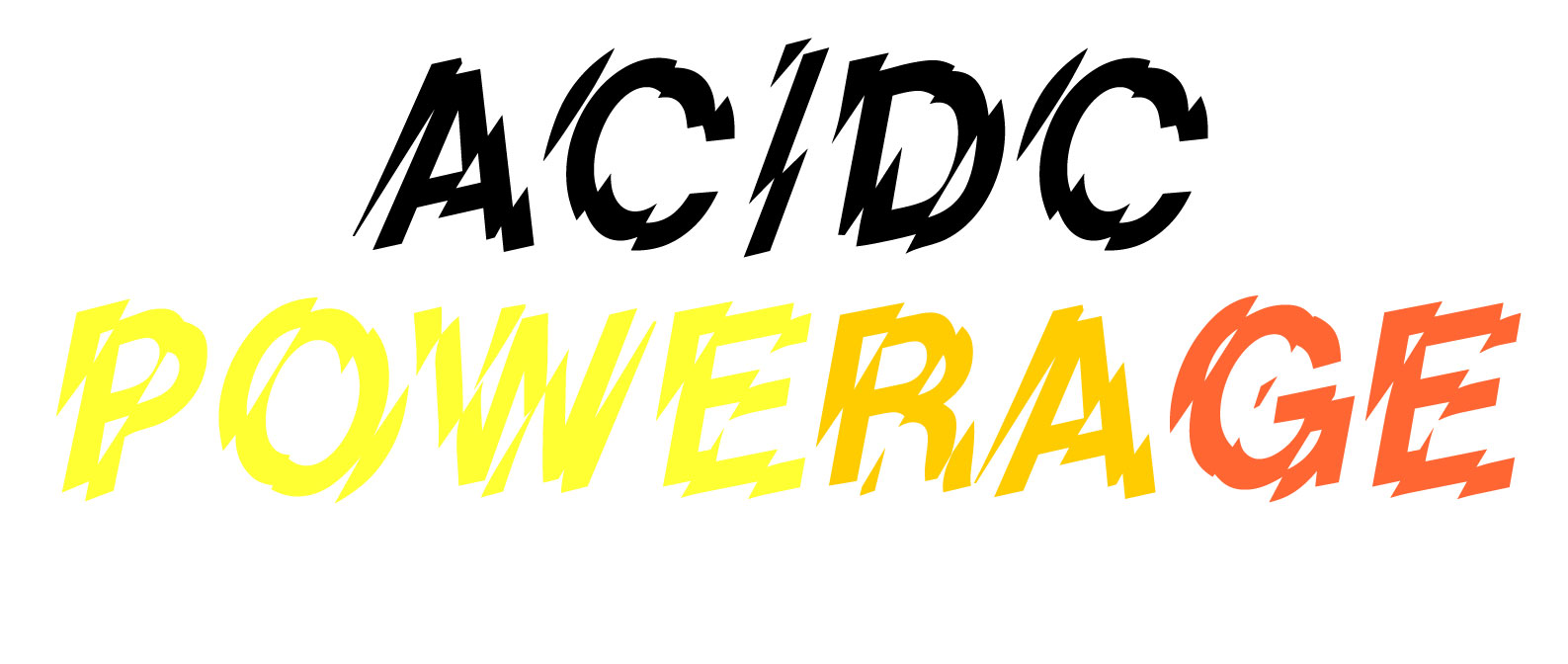 Ac Dc Logos And Lettering What S That Font